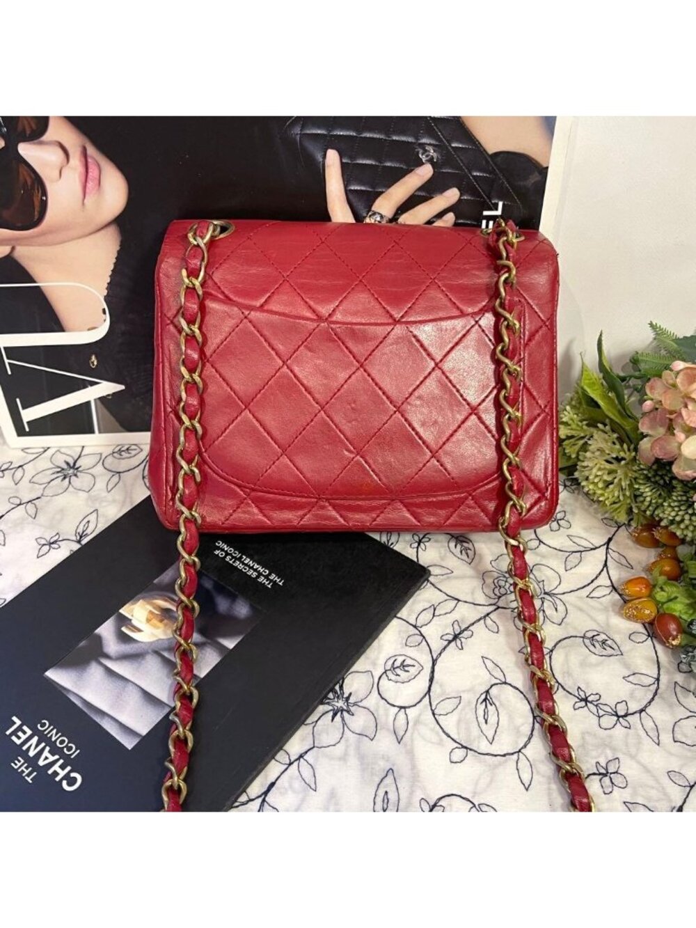 ★SOLD★ Chanel Vintage Quilted Double Flap - Picture 3 of 12